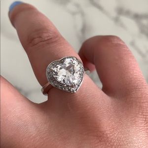 HEART RING CUSTOM JEWELRY SIZE 8